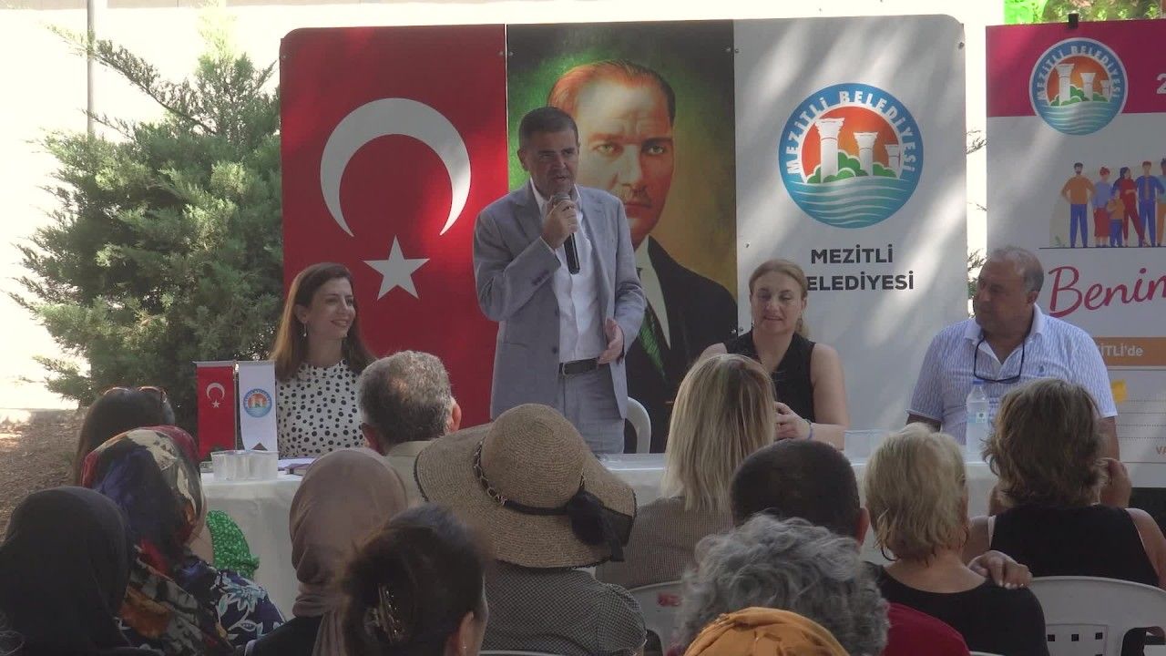 Mezitli Belediyesi’nin mahalle çalıştayları sona erdi