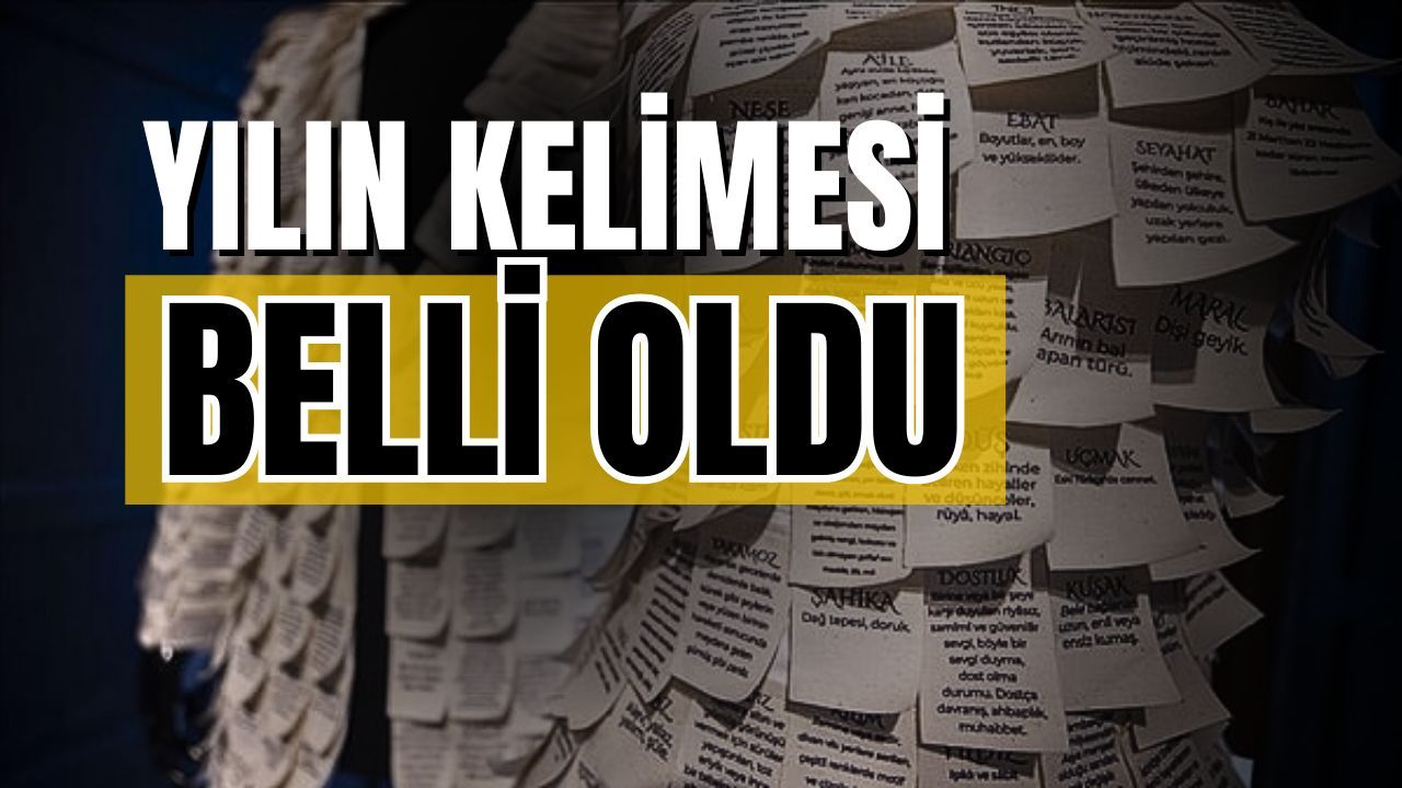 TDK anketi ile yılın kelimesi belli oldu