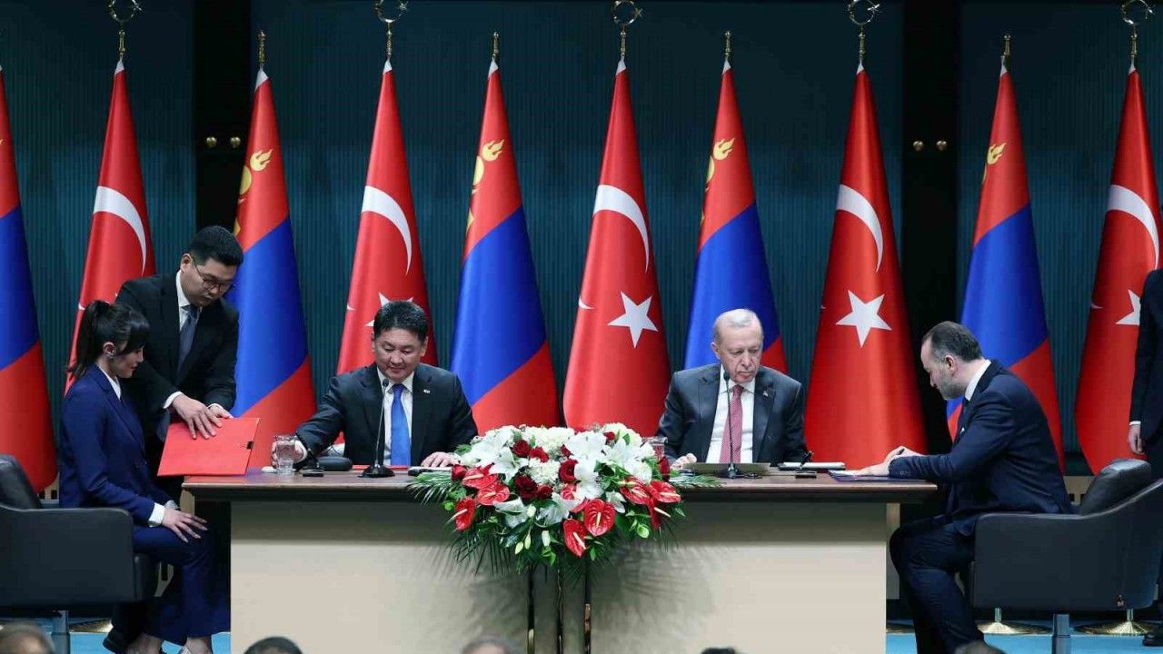 Türkiye ve Moğolistan arasında önemli anlaşmalar imzalandı
