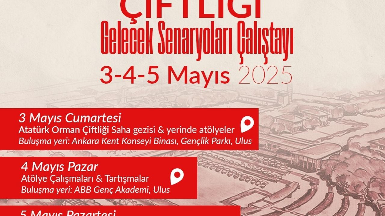 Ankara Kent Konseyi, “Kuruluşunun 100. Yılında Atatürk Orman Çiftliği için Gelecek Senaryoları Çalıştayı” düzenliyor