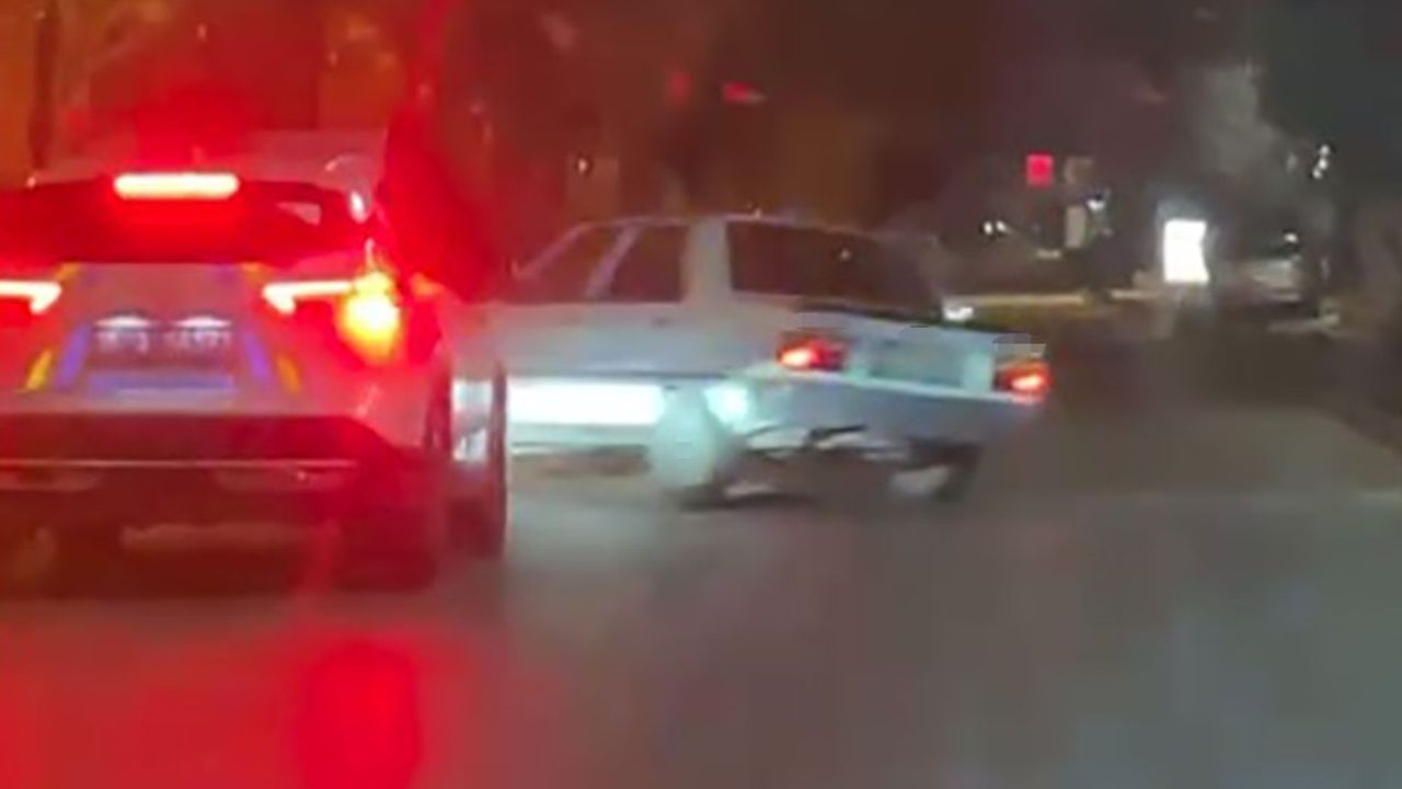 Polisten kaçarken kaza yaptı