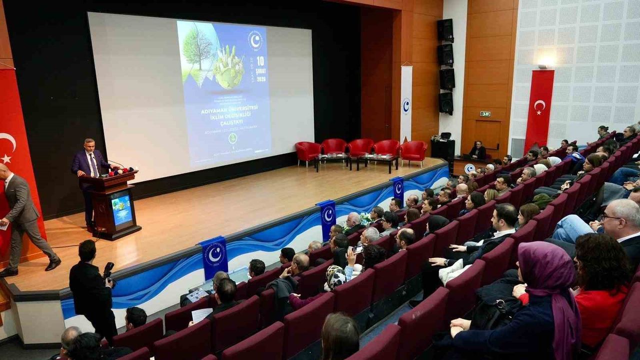 'Adıyaman'ı geleceğe hazırlamak' temalı iklim değişikliği çalıştayı düzenlendi