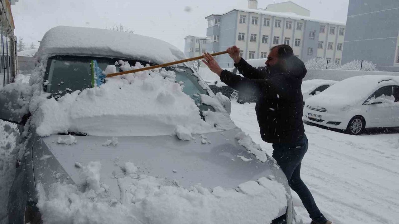 Bitlis'te kar mesaisi