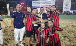 Kum futbol turnuvası finalinde büyük heyecan