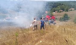 Bilecik’te çıkan ot yangını: 1 kişi dumandan etkilendi