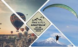 Türkiye'de ilk kez "Uluslararası Hike&Fly Anatolia" yarışması düzenlenecek