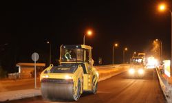 Eskişehir’de trafiğin aksamaması için yol çalışmaları gece yapılıyor