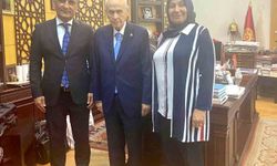 Araban Belediye Başkanı, Devlet Bahçeli'ye ziyarette bulundu