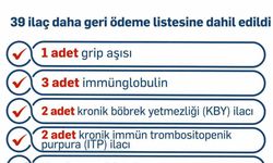 30'u yerli 39 ilaç geri ödeme listesine alındı