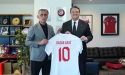 Hasan Arat'dan, TFF Başkanı Hacıosmanoğlu’na ziyaret