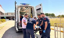 Kalp krizi geçiren hasta, ambulans helikopterle sevk edildi