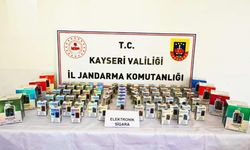 Kayseri'de kaçak elektronik sigara operasyonu gerçekleştirildi