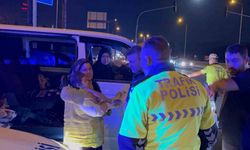 Polislerden uzun trafik mesaisi