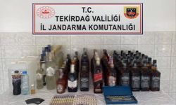 132 litre kaçak alkol ele geçirildi