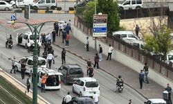 Trafikte çıkan kavga polis müdahalesiyle bitti