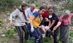 Ahşap evde yangın çıktı, 3 kişi ikinci kattan atladı