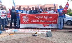 'Sağlıklı eğitim, güvenli okul' konulu basın açıklaması