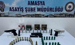 Amasya’da “huzur” denetimi:  3 silah ele geçirildi