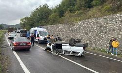 Takla atan otomobilde bulunan çocuk yaşamını yitirdi