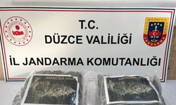 Araçtaki valizde uyuşturucu bulundu