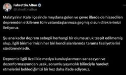 Fahrettin Altun’dan depremle ilgili açıklama