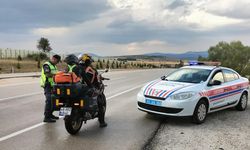 Motosiklet ve motorlu bisiklet denetimi yapıldı