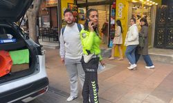 Motosikletli şahıs ceza yememek için polisten kaçtı