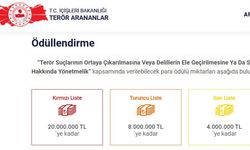 Terör ihbar ödüllerinde rekor artış: Kırmızı listedekilere 20 milyon lira