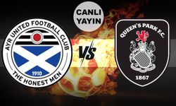 BUGÜN I Ayr Utd - Queen's Park maçı canlı izle