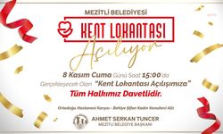 Mezitli Kent Lokantası, 8 Kasım’da açılıyor