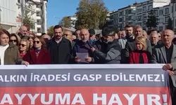 Ordu Demokrasi Platformu'ndan "kayyum" protestosu