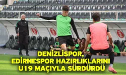 Denizlispor, U19 takımıyla hazırlık maçı yaptı