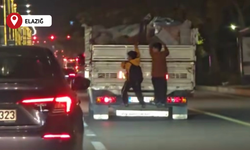 Çocuklardan tehlikeli yolculuk