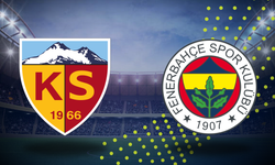 Kayserispor - Fenerbahçe maçında ilk 11'ler belli oldu