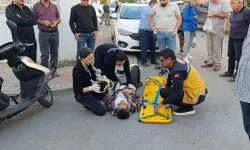 Alkollü sürücü motosiklete çarptı: 1 yaralı