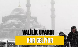 İstanbul'a kar geliyor