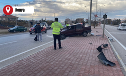 Trafik kazasında 1 kişi yaralandı