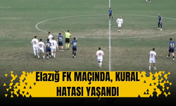 Kütahyaspor - 23 Elazığ FK karşılaşmasında kural hatası