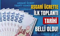 Asgari ücret için ilk toplantı tarihi belli oldu