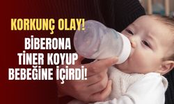 Biberona tiner koyup bebeğine içirdi!