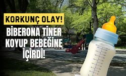 Biberona tiner koyup bebeğine içirdi!