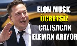 Elon Musk, ücretsiz çalışacak eleman arıyor