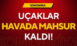 İstanbul'da lodos: Uçaklar havada tur atıyor!