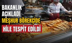 Meşhur Sarıyer Börekçisi’nde hile tespit edildi!