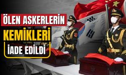 Çinli askerlerin kemikleri anavatanlarına geri döndü