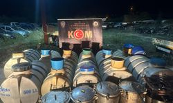 Sahte alkol operasyonları kapsamında 9 bin 865 litre alkol ele geçirildi