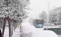 Erzurum'da etkili olan kar yağışı olumsuzluklara yol açtı