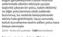 Alkollü yolcu, Dubai-İstanbul uçağında olay çıkardı