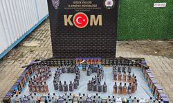 Düzce’de kaçak içki operasyonu gerçekleştirildi