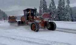 Ilgaz Dağı’nda kar yağışı etkili oldu